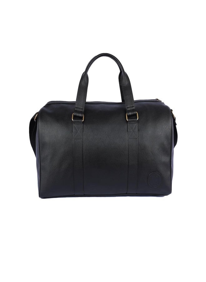 Mona B Miles Duffle Bag for Men & Women - Stylish, Spacious & Travel-Ready (Black) - Image 1